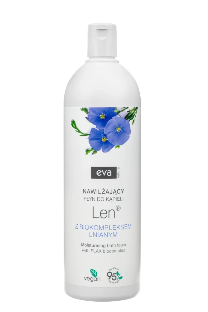 EVA NATURA Moisturising bath foam with flax biocomplex